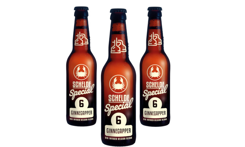 Ginnegapper flesjes van de Scheldebrouwerij